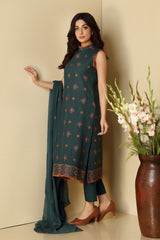 EMBROIDERED COTTON KARANDI 3PCS