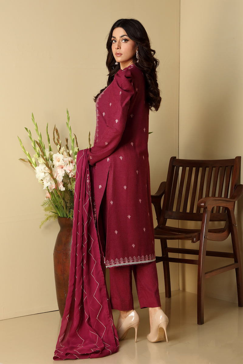 EMBROIDERED COTTON KARANDI 3PCS