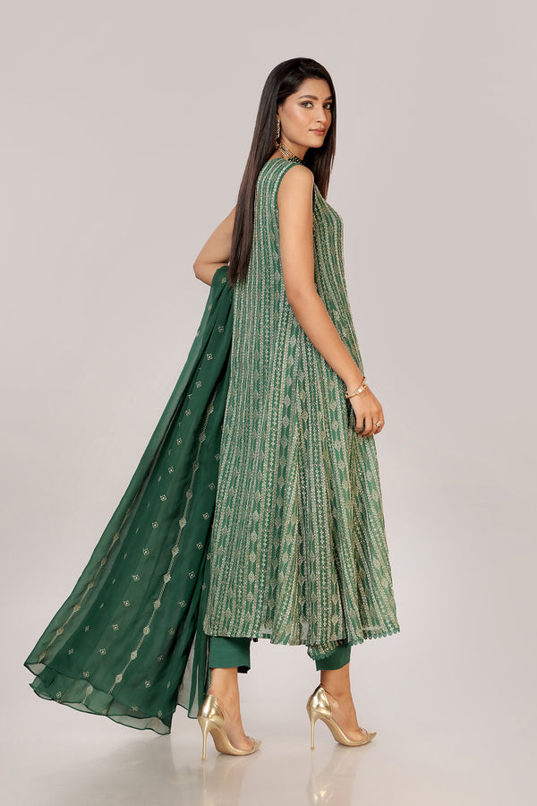 EMBROIDERED  CHIFFON 2 PCS