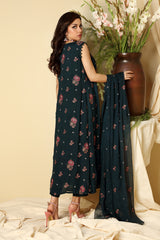 EMBROIDERED CHIFFON 2 PCS