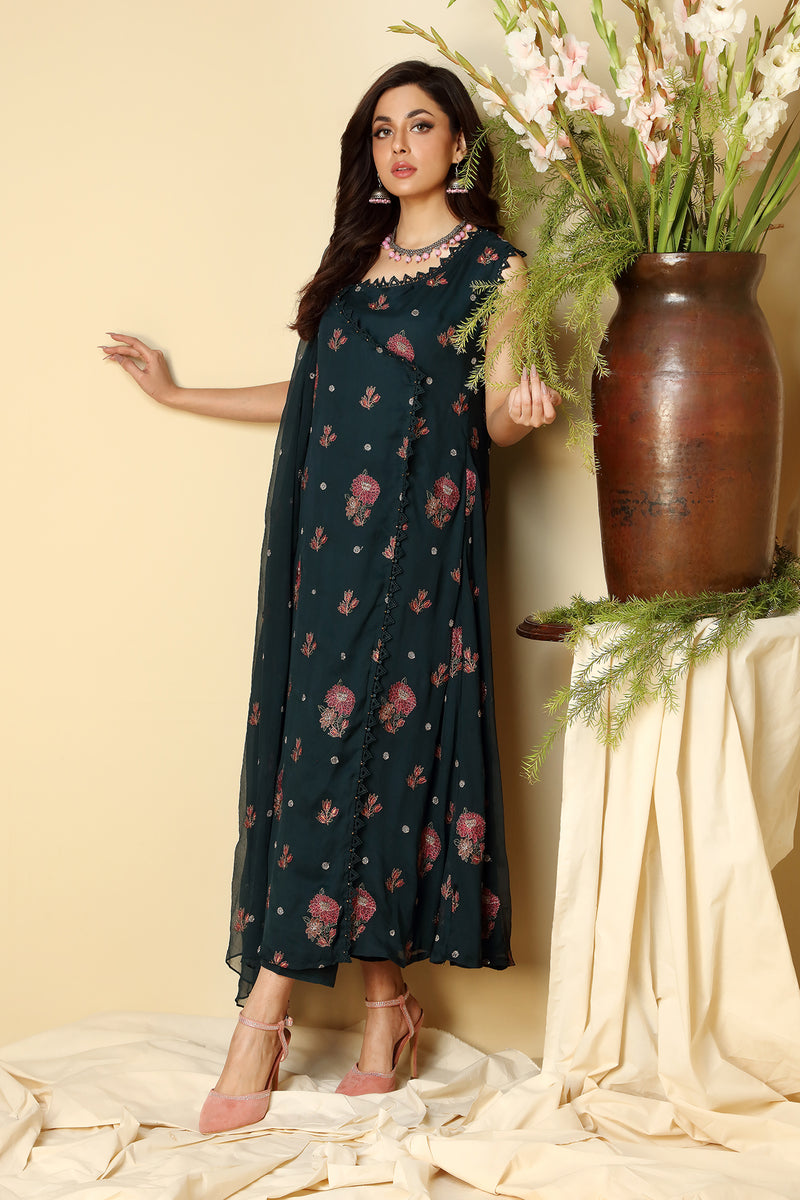 EMBROIDERED CHIFFON 2 PCS