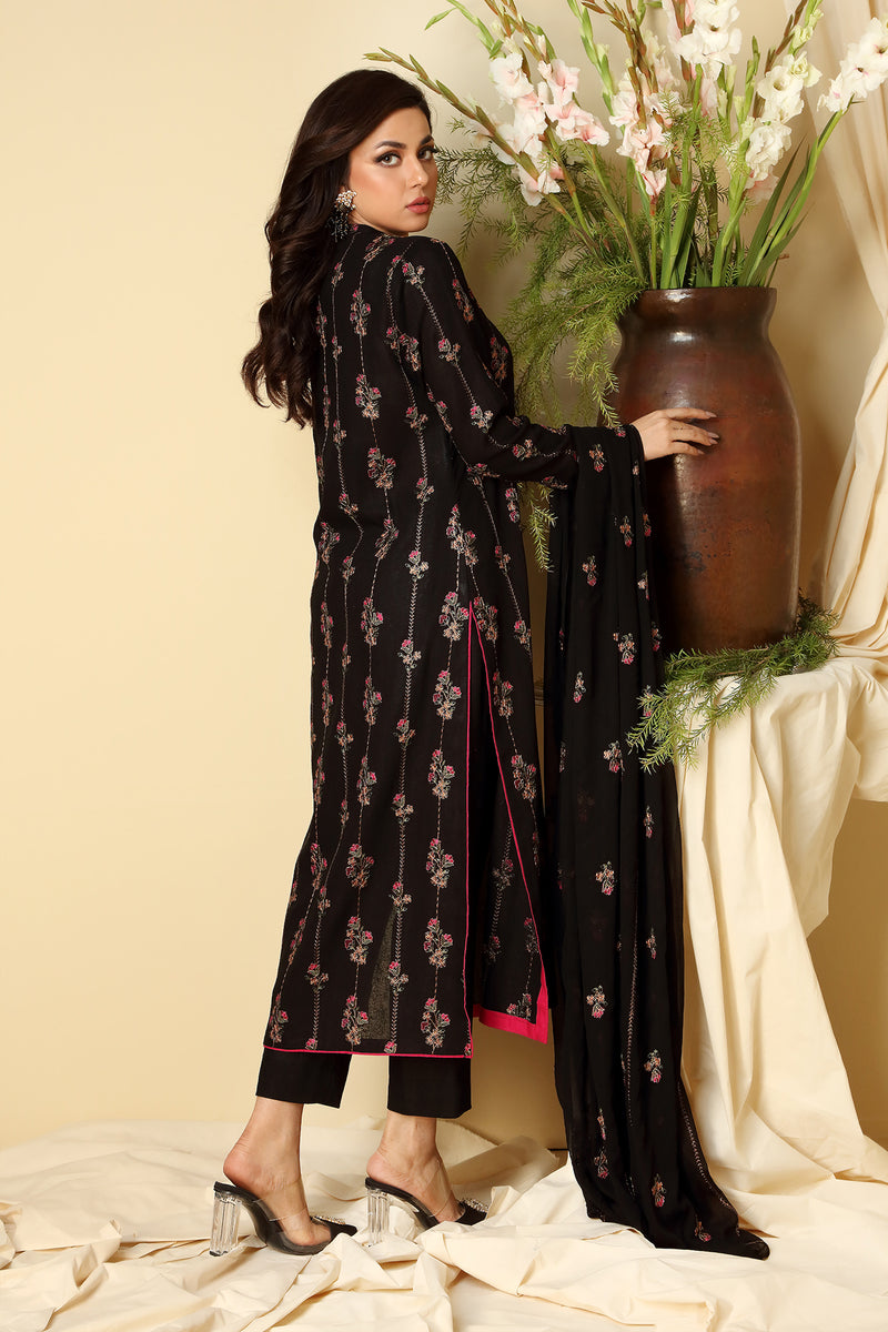 EMBROIDERED COTTON KARANDI 3PCS
