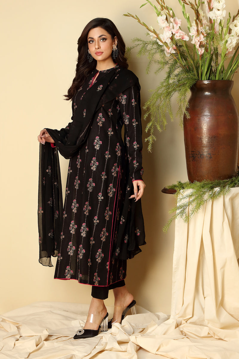 EMBROIDERED COTTON KARANDI 3PCS