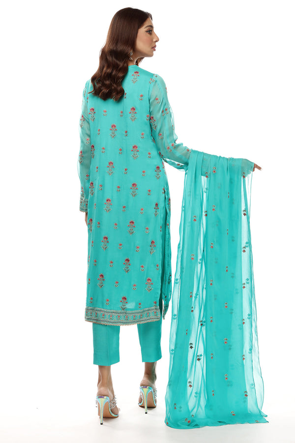 EMBROIDERED  CHIFFON 2 PCS