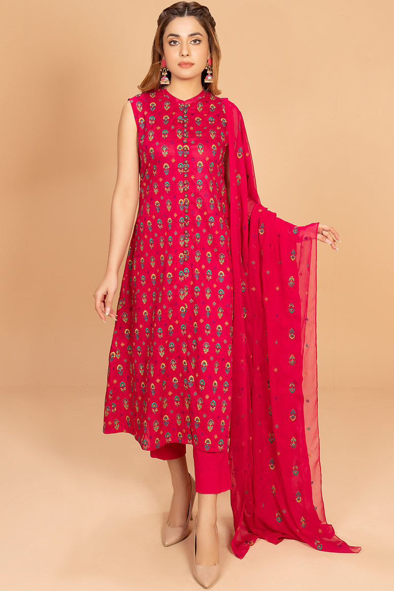 EMBROIDERED  LAWN 3 PCS