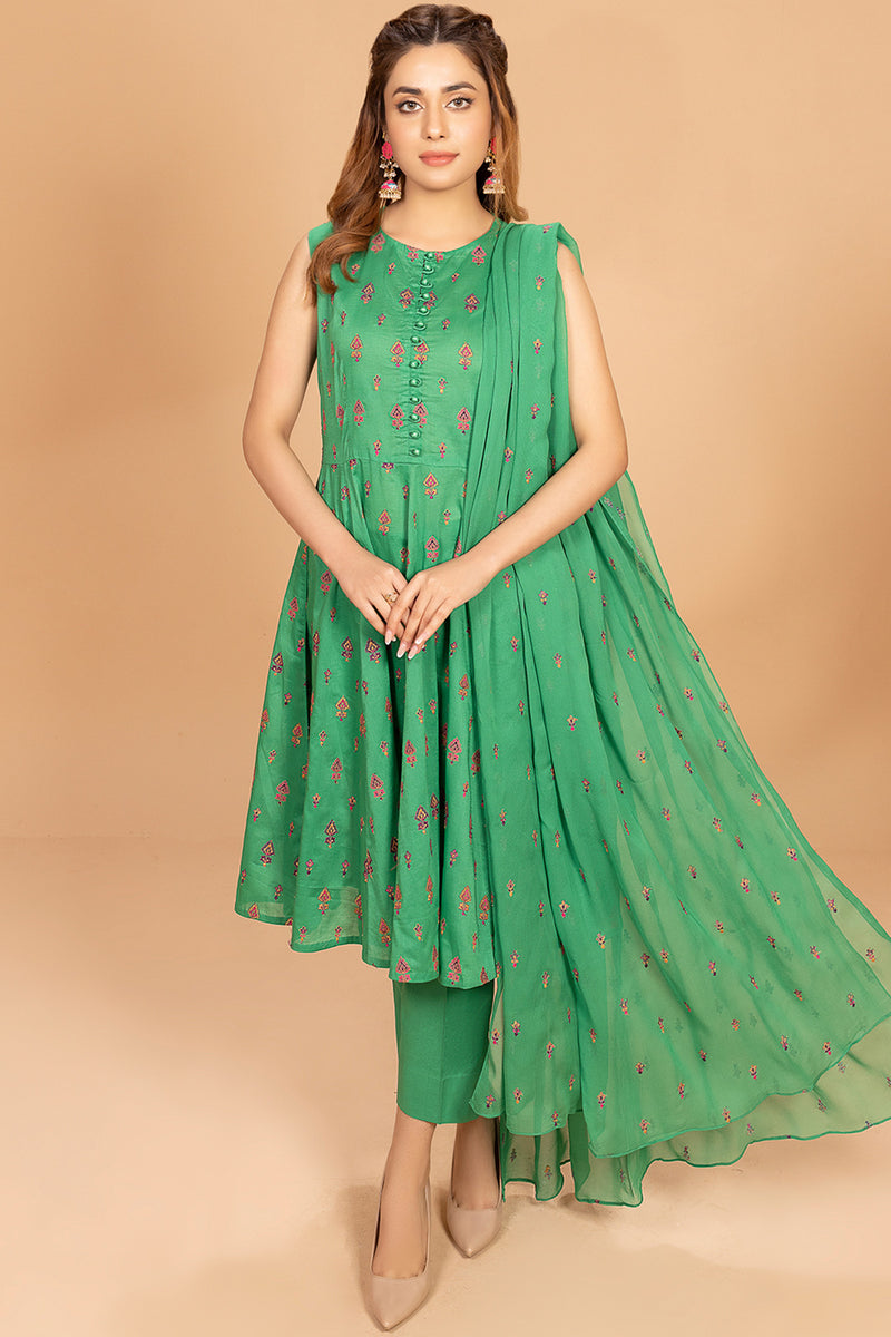 EMBROIDERED  LAWN 3 PCS