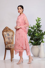 EMBROIDERED  POLYESTER NET 2 PCS