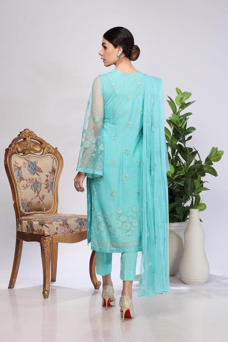 EMBROIDERED  POLYESTER NET 2 PCS