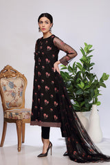 EMBROIDERED  POLYESTER NET 2 PCS