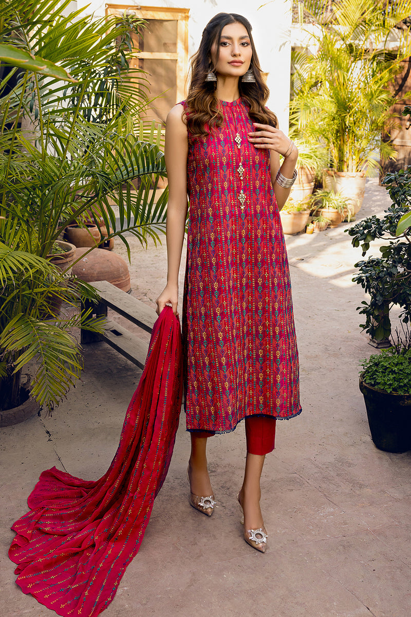 EMBROIDERED  LAWN 3 PCS