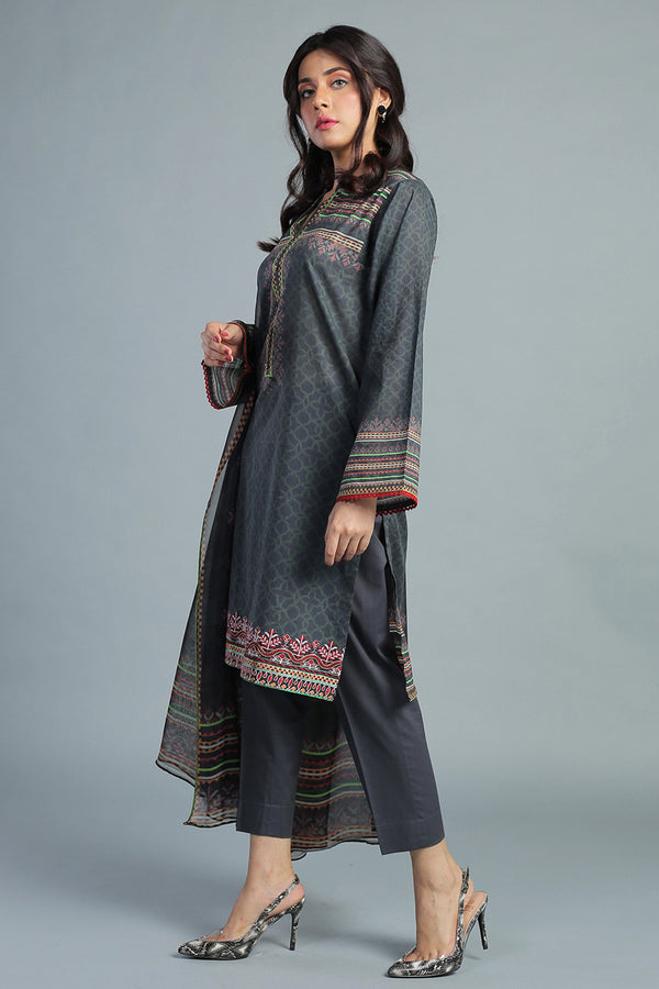 PRINTED & EMBROIDERED LAWN 3 PCS