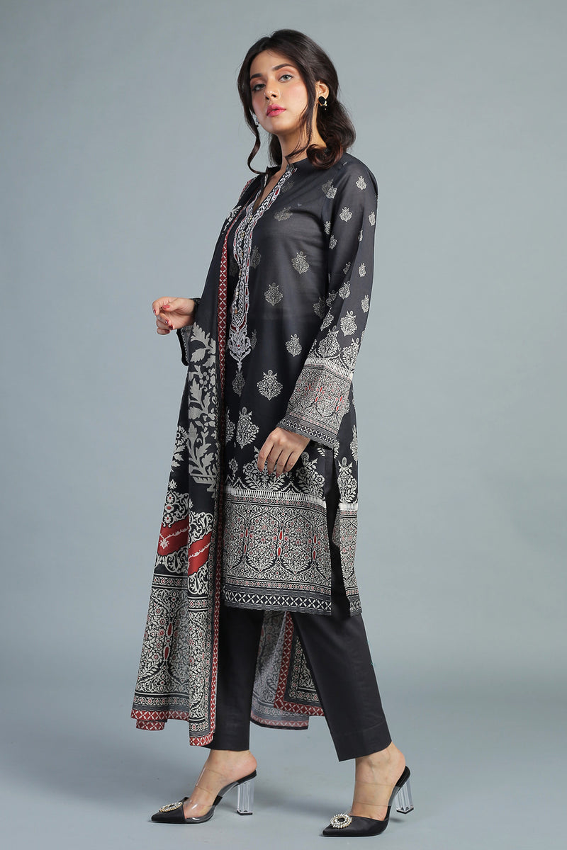 PRINTED & EMBROIDERED LAWN 2 PCS