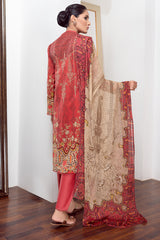PRET PRINTED & EMBROIDERED LAWN 3 PCS