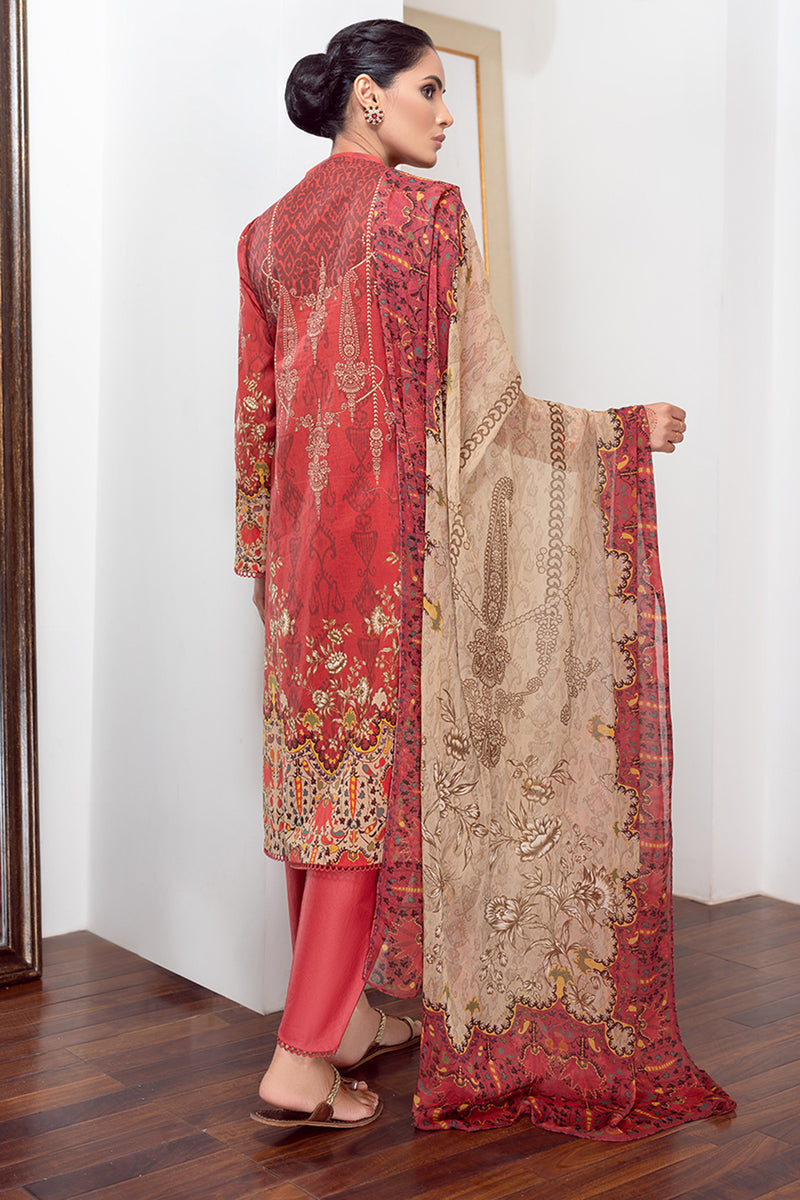 PRET PRINTED & EMBROIDERED LAWN 3 PCS