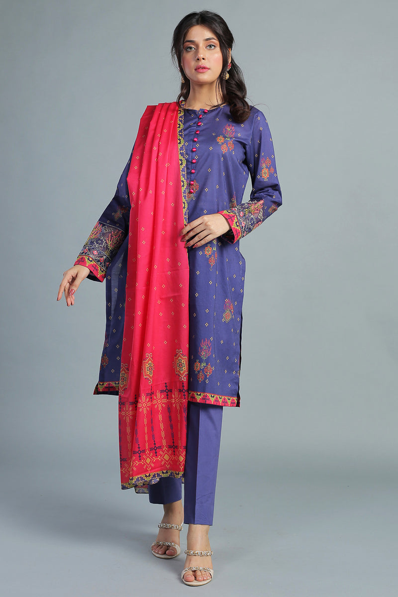 PRET PRINTED LAWN 3 PCS