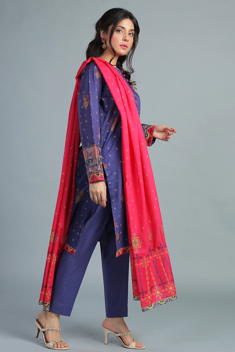 PRET PRINTED LAWN 3 PCS