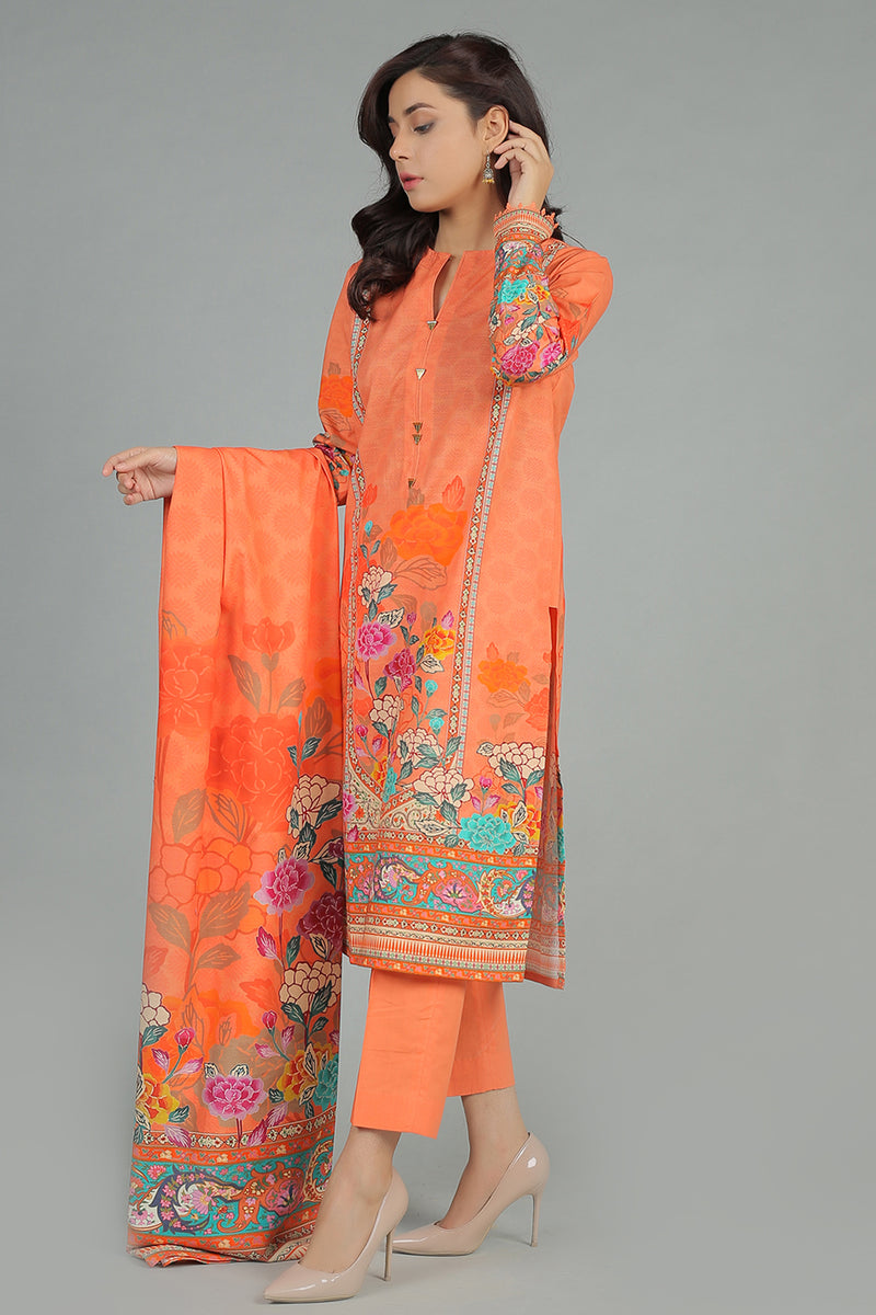 PRINTED KHADDAR 2 PCS