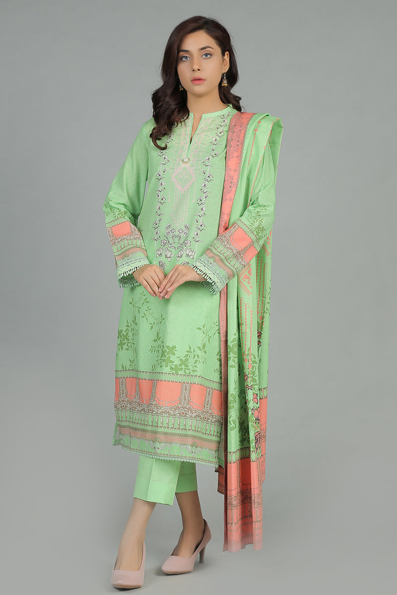 PRINTED KHADDAR 3 PCS