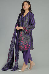 PRINTED KHADDAR 3 PCS