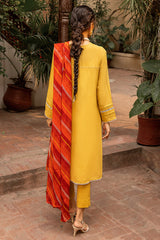 EMBROIDERED  KARANDI LAWN 3 PCS