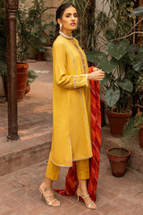 EMBROIDERED  KARANDI LAWN 3 PCS