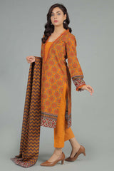 PRINTED KHADDAR 3 PCS