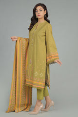 PRINTED KHADDAR 3 PCS