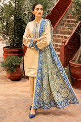 EMBROIDERED  KHADDAR 3 PCS