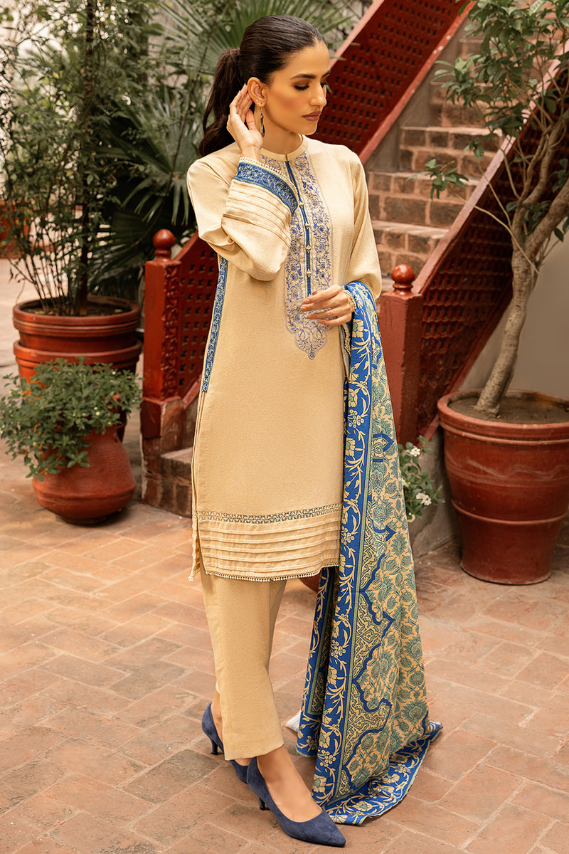 EMBROIDERED  KHADDAR 3 PCS