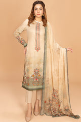 EMBROIDERED & PRINTED LAWN 3 PCS
