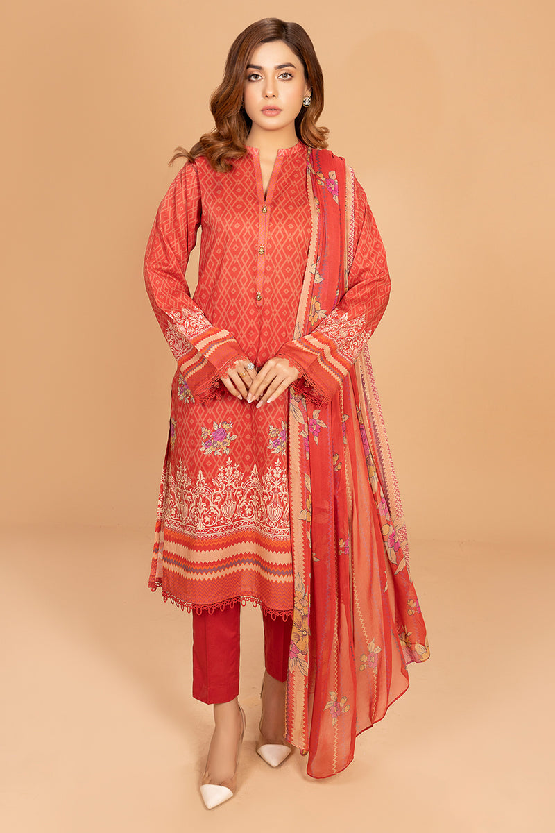 PRET PRINTED LAWN 3 PCS