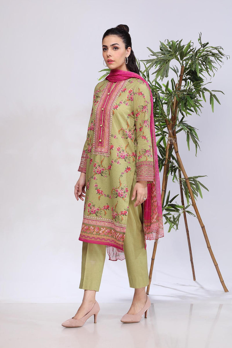 EMBROIDERED & PRINTED LAWN 2 PCS
