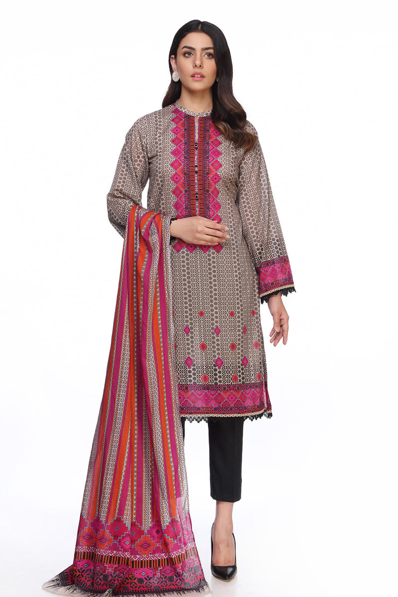 Printed Lawn 2 Pcs