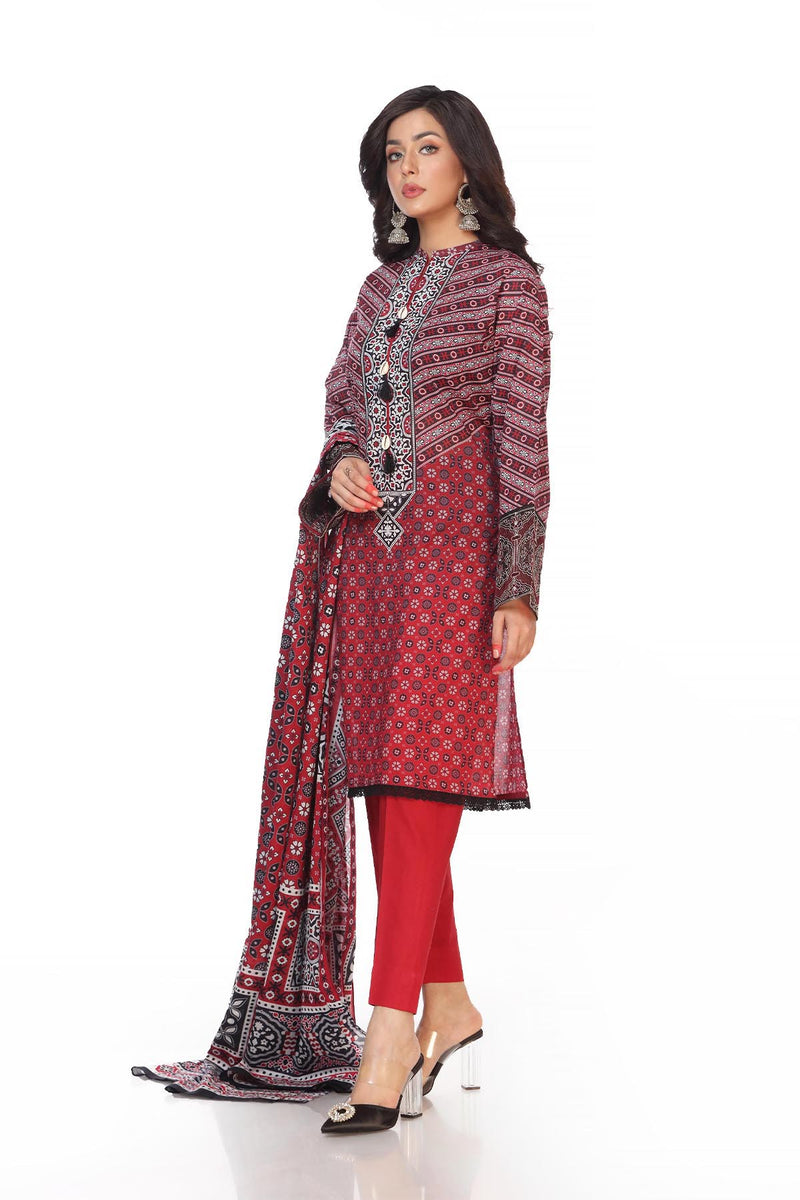 PRET EMBROIDERED & PRINTED LAWN 2 PCS