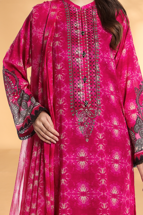PRET EMBROIDERED & PRINTED LAWN 2 PCS