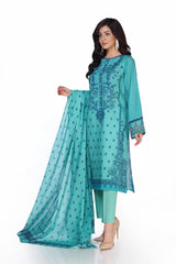EMBROIDERED & PRINTED LAWN 2 PCS