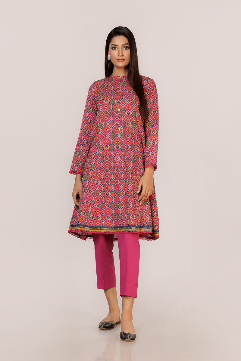PRET PRINTED KHADDAR 1 PCS
