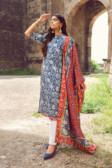 PRINTED KHADDAR 2 PCS
