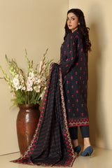 PRINTED KHADDAR 2 PCS