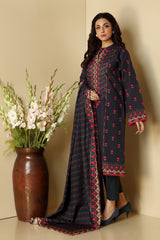 PRINTED KHADDAR 2 PCS