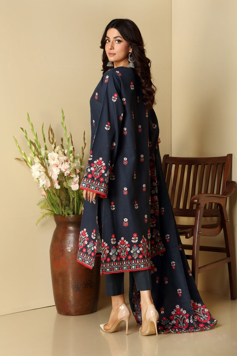 PRINTED KHADDAR 3 PCS
