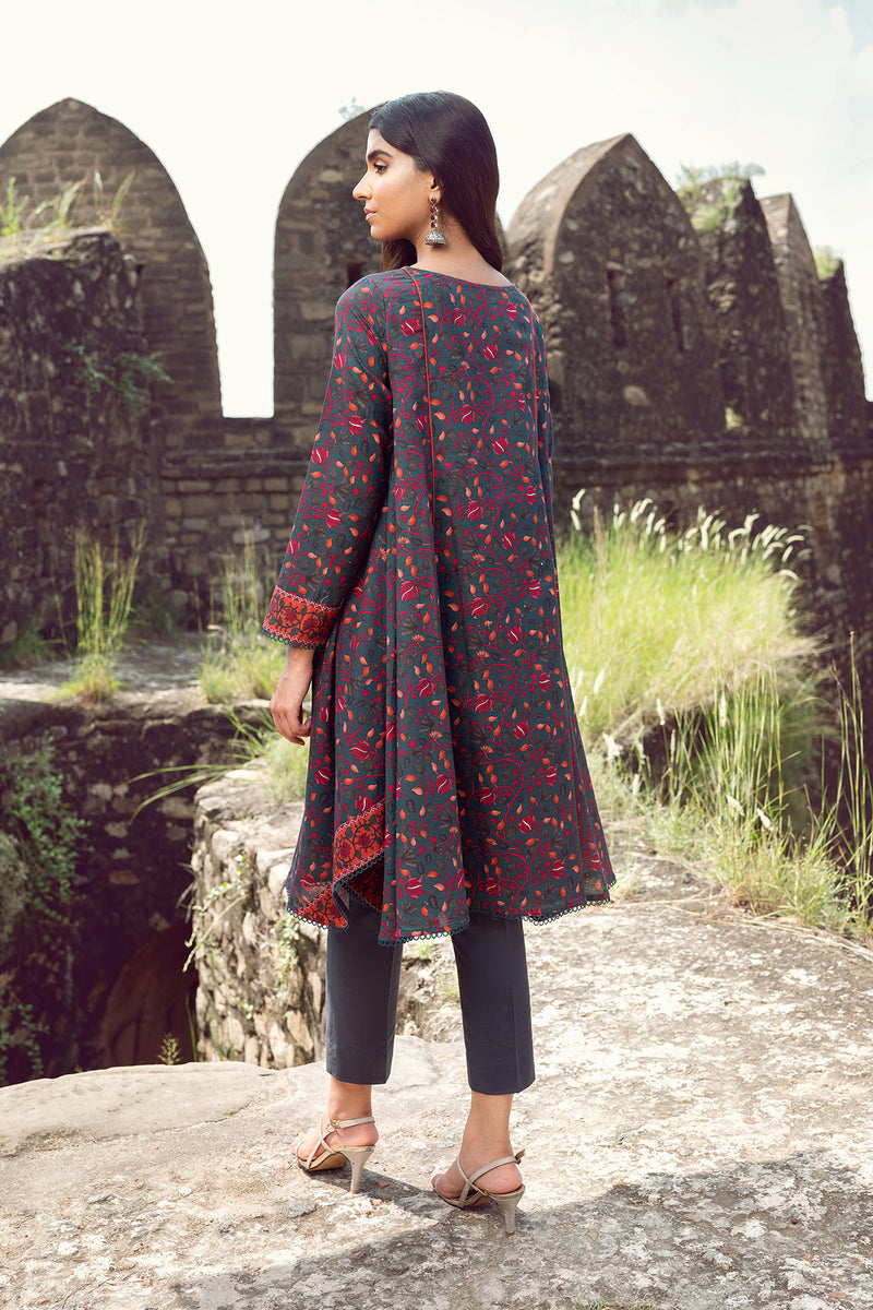 PRINTED KHADDAR 2 PCS