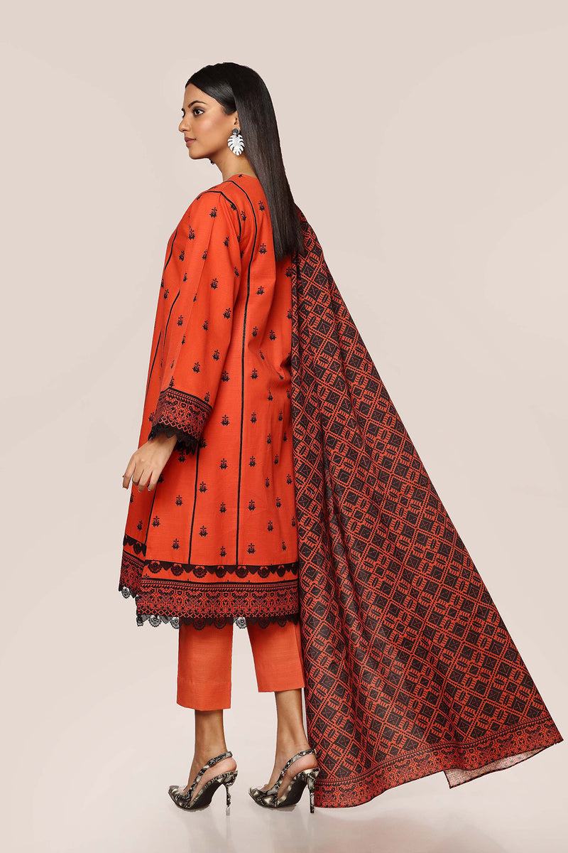 PRINTED KHADDAR 3 PCS