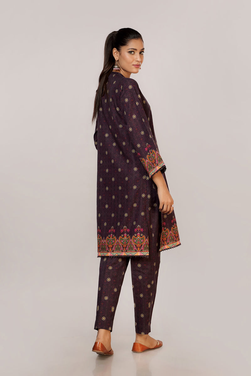 PRET PRINTED KHADDAR 2 PCS