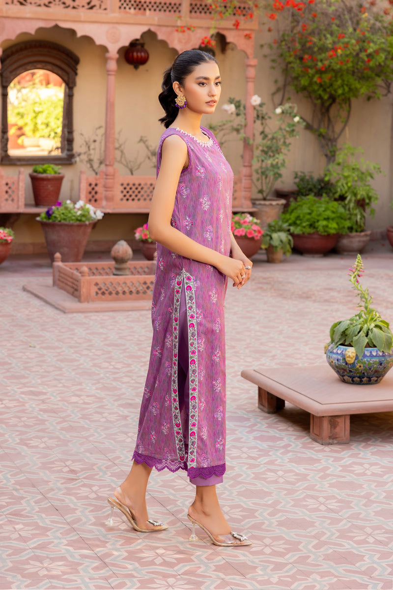 EMBROIDERED & PRINTED LAWN 2 PCS (UNSTITCHED)