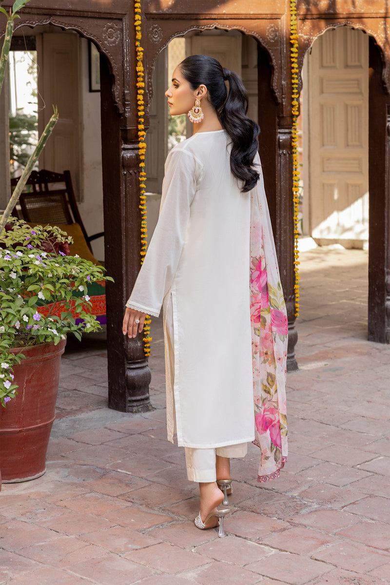 PRET EMBROIDERED & PRNTED LAWN 3 PCS
