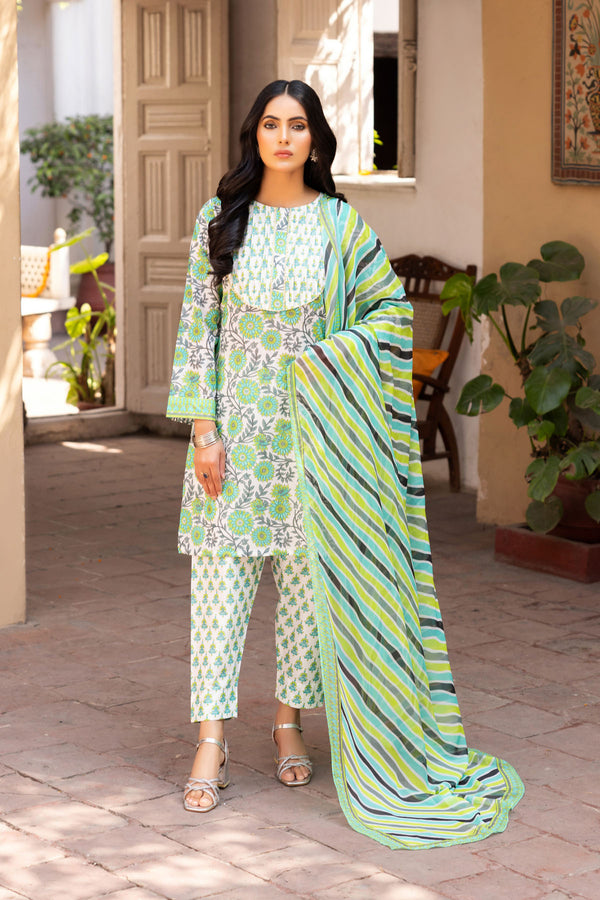 PRET PRINTED LAWN 3 PCS