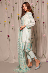 PRET PRINTED & EMBROIDERED LAWN 3 PCS