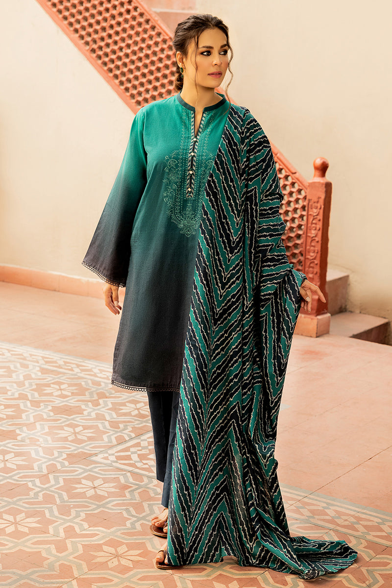 EMBROIDERED KHADDAR  3 PCS