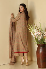 EMBROIDERED KARANDI LAWN 3PCS